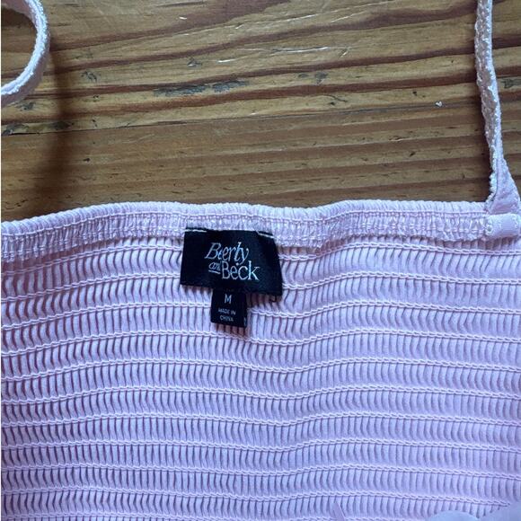 Beverly and Beck light pink corset cami top SIZE M - Picture 3 of 5